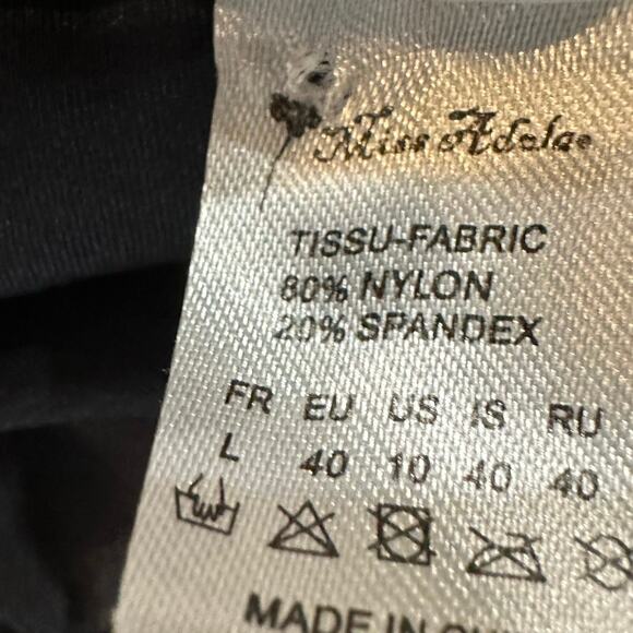 Miss Adola back and cheetah print one piece swimsuit size 10 - Picture 6 of 10